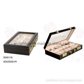 Suitcase Style Watch and Jewelry Box (SW0116)
